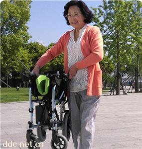  上海互邦电动轮椅轻便折叠锂电池电动轮椅